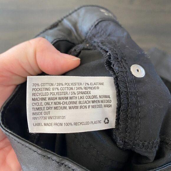 Universal Thread Women's Skinny Jeans High Rise Dark Wash Grey Size 25R - Picture 6 of 9